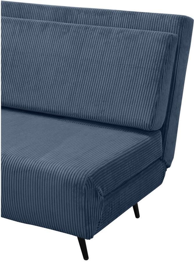 Andas Slaapbank LINNEA Daybed met opklapbaar ligoppervlak in geweven stof velours corduroy - Foto 2