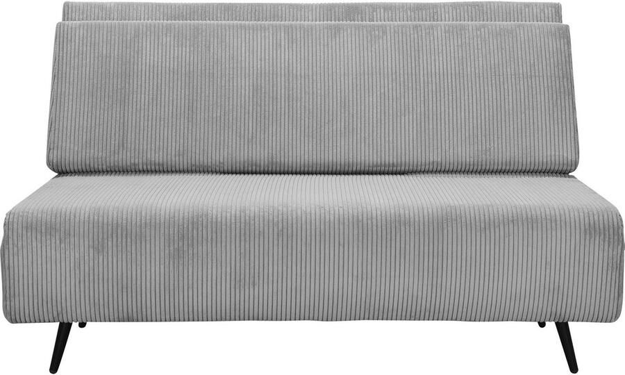 Andas Slaapbank LINNEA Daybed met opklapbaar ligoppervlak in geweven stof velours corduroy - Foto 5