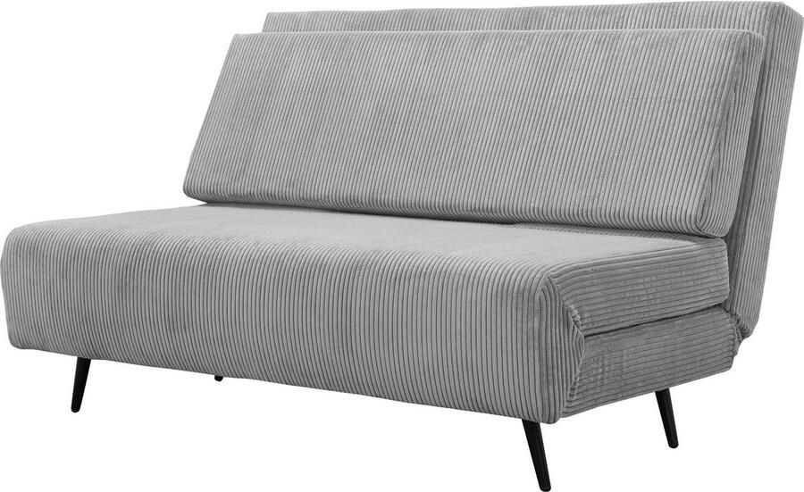 Andas Slaapbank LINNEA Daybed met opklapbaar ligoppervlak in geweven stof velours corduroy - Foto 4