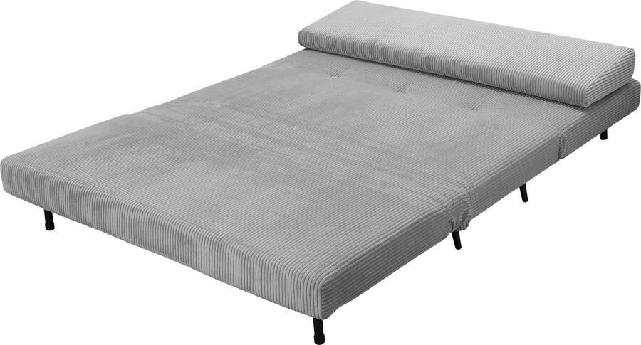 Andas Slaapbank LINNEA Daybed met opklapbaar ligoppervlak in geweven stof velours corduroy - Foto 8