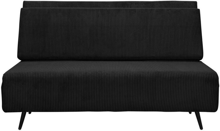 Andas Slaapbank LINNEA Daybed met opklapbaar ligoppervlak in geweven stof velours corduroy - Foto 4