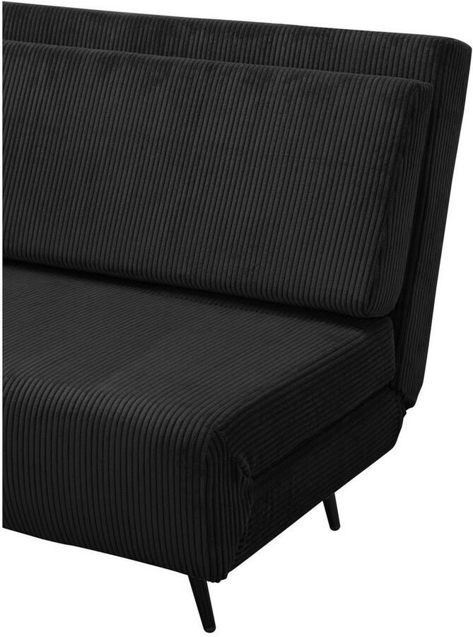 Andas Slaapbank LINNEA Daybed met opklapbaar ligoppervlak in geweven stof velours corduroy - Foto 2