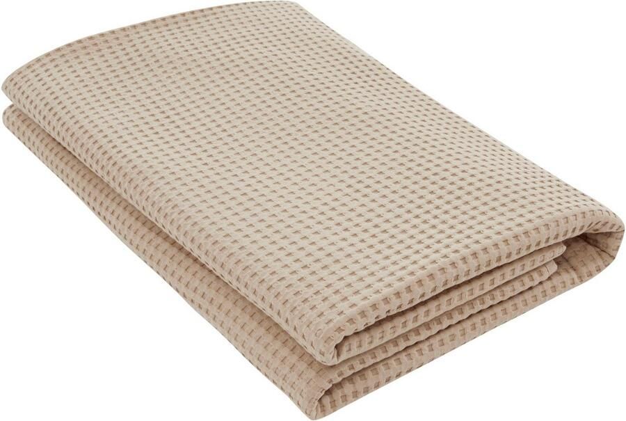 Andas Sprei Greta in wafelpiqué-look vele kleuren beschikbaar deken vanaf 150x250 cm