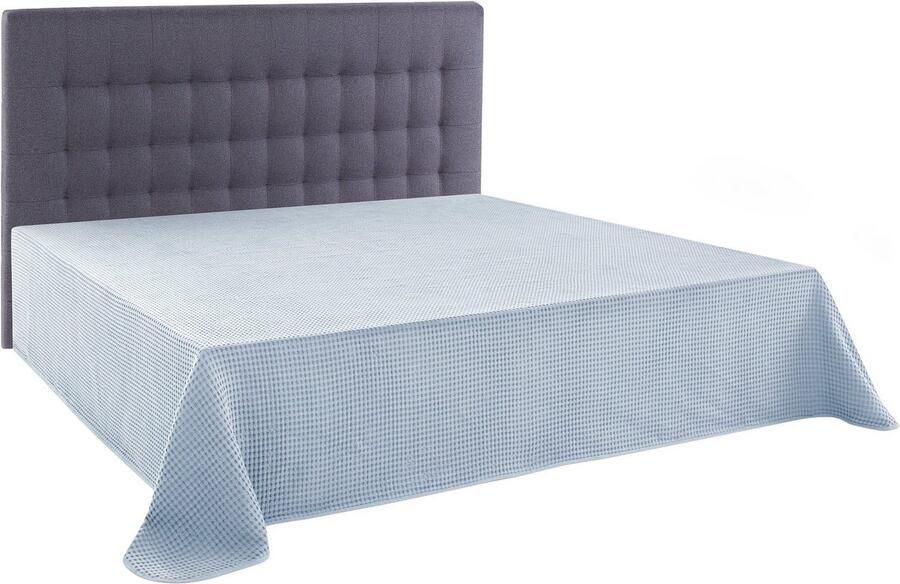 Andas Sprei Greta in wafelpiqué-look vele kleuren beschikbaar deken vanaf 150x250 cm - Foto 2