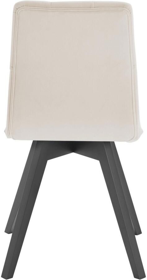 Andas Stoel met 4 poten Melania met knoopstiksels (set van 2) (set 2 stuks) - Foto 5