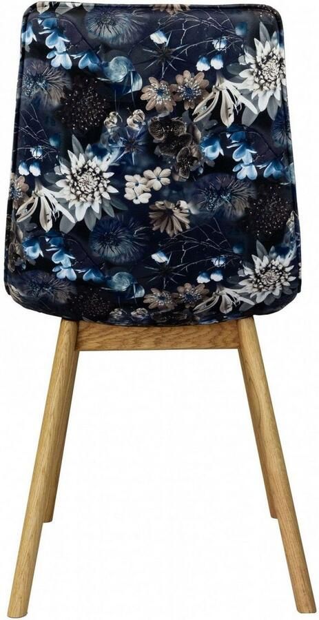 Andas Stoel met 4 poten Ramon met massief houten poten - Foto 4