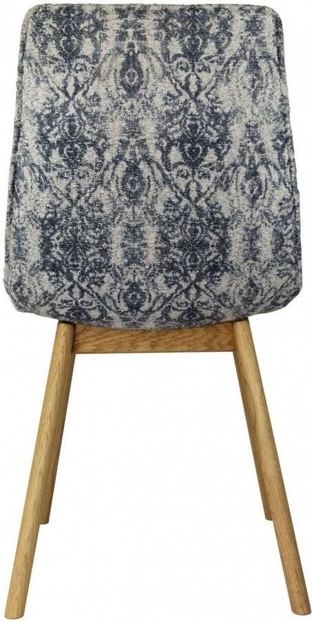 Andas Stoel met 4 poten Ramon met massief houten poten (set 2 stuks) - Foto 3