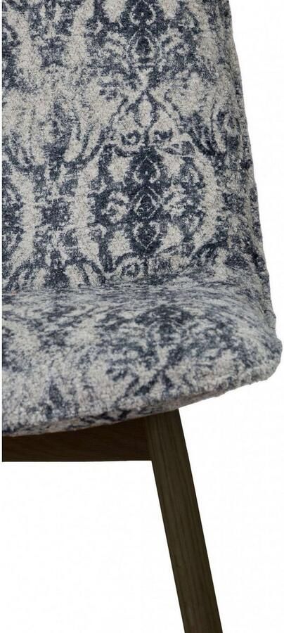 Andas Stoel met 4 poten Ramon met massief houten poten (set 2 stuks) - Foto 5