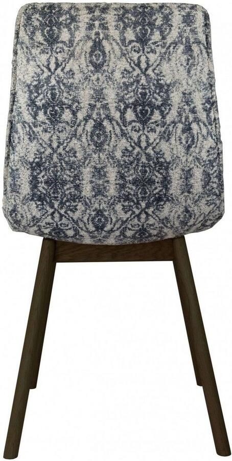 Andas Stoel met 4 poten Ramon met massief houten poten (set 2 stuks) - Foto 4