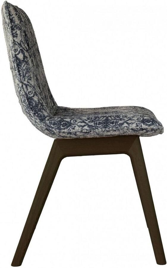 Andas Stoel met 4 poten Ramon met massief houten poten (set 2 stuks) - Foto 2