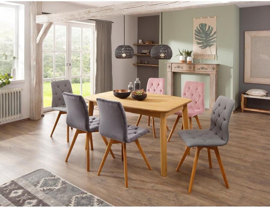 Andas Stoel met 4 poten Rania In een set van 2 4 en 6 (set) - Foto 4