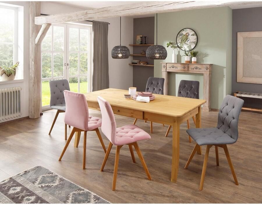 Andas Stoel met 4 poten Rania In een set van 2 4 en 6 (set) - Foto 3