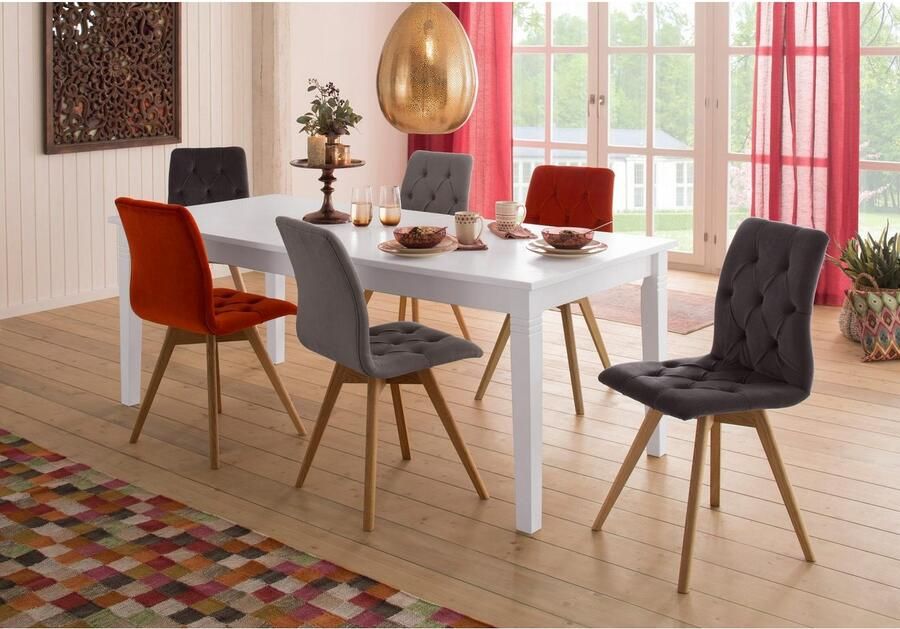 Andas Stoel met 4 poten Rania In een set van 2 4 en 6 (set) - Foto 8