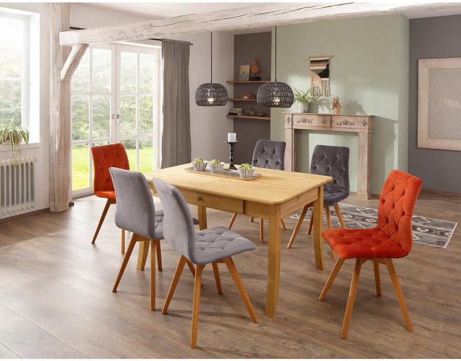 Andas Stoel met 4 poten Rania In een set van 2 4 en 6 (set) - Foto 2