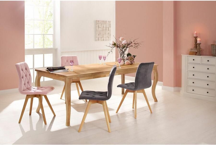 Andas Stoel met 4 poten Rania In een set van 2 4 en 6 (set) - Foto 9