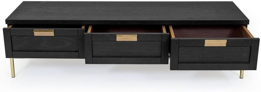 Andas Tv-meubel Commode houtfineer van notenhout Scandinavisch ontwerp - Foto 6