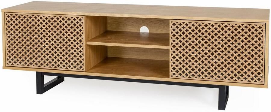 Andas Tv-meubel Commode met bijzondere print push-to-open functie - Foto 3