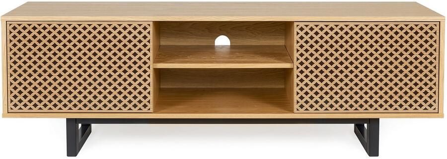 Andas Tv-meubel Commode met bijzondere print push-to-open functie - Foto 5