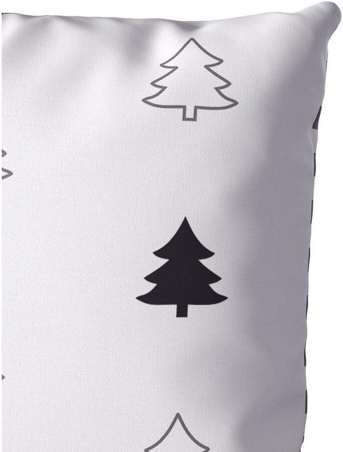 Andas Tweezijdig te gebruiken overtrekset Julie Dekbedovertrek met dennenbomen katoen winter vanaf 135x200 (2-delig) - Foto 7