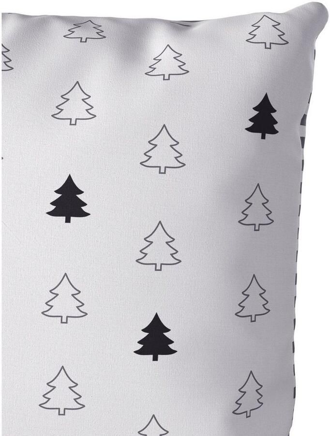 Andas Tweezijdig te gebruiken overtrekset Julie Dekbedovertrek met dennenbomen katoen winter vanaf 135x200 (2-delig) - Foto 8