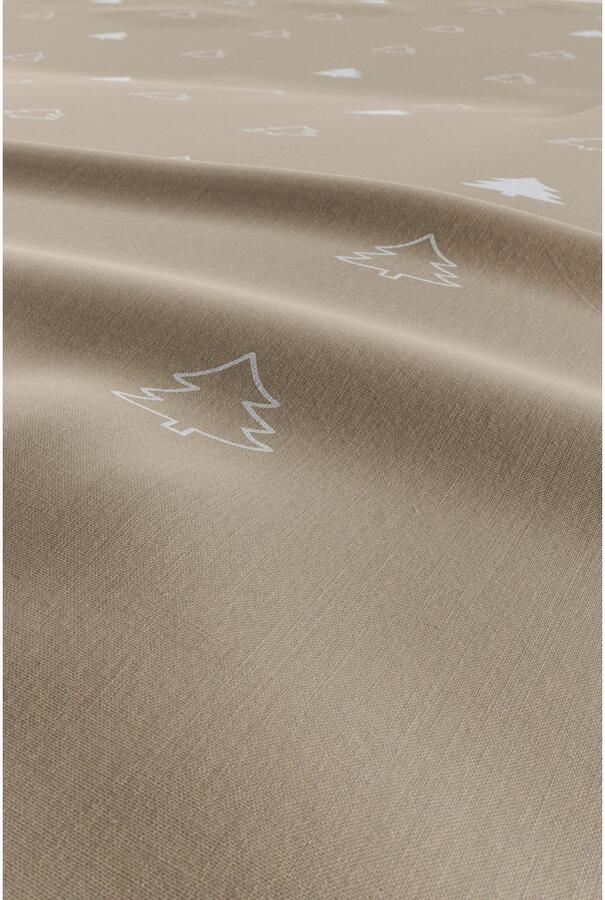 Andas Tweezijdig te gebruiken overtrekset Julie Dekbedovertrek met dennenbomen katoen winter vanaf 135x200 (2-delig) - Foto 12