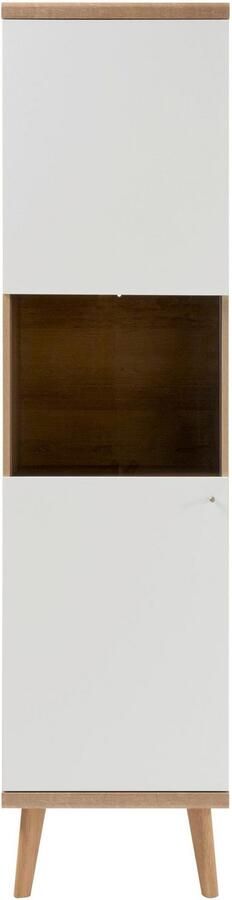 Andas Vitrinekast MERLE Scandi Design hoogte 197 cm - Foto 9