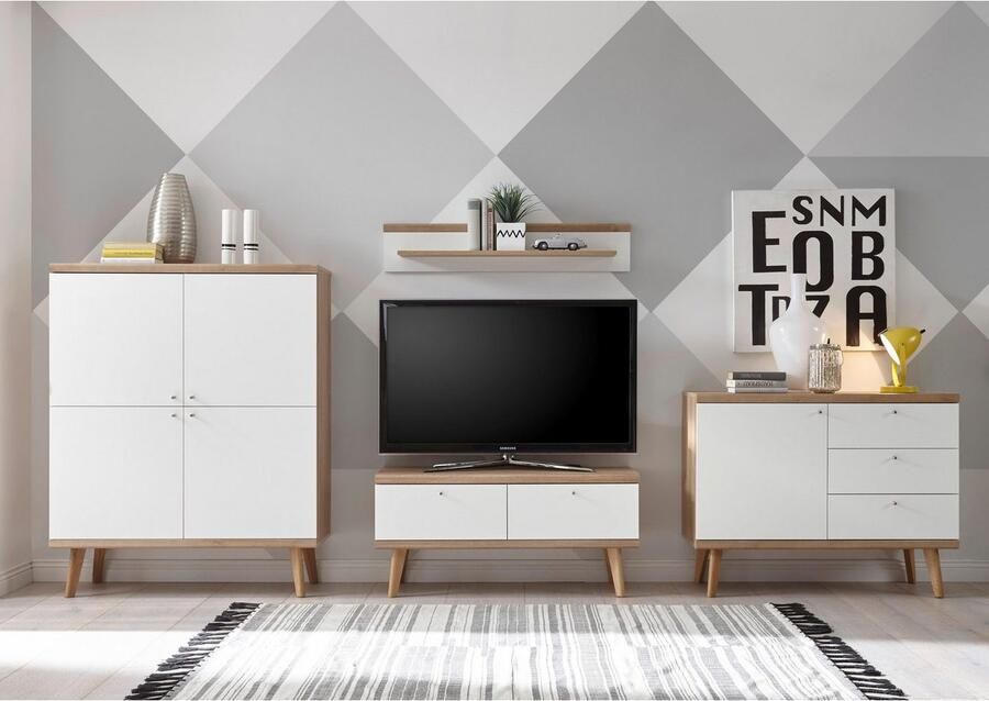 Andas Dressoir MERLE Scandi Design breedte 107 cm - Foto 6