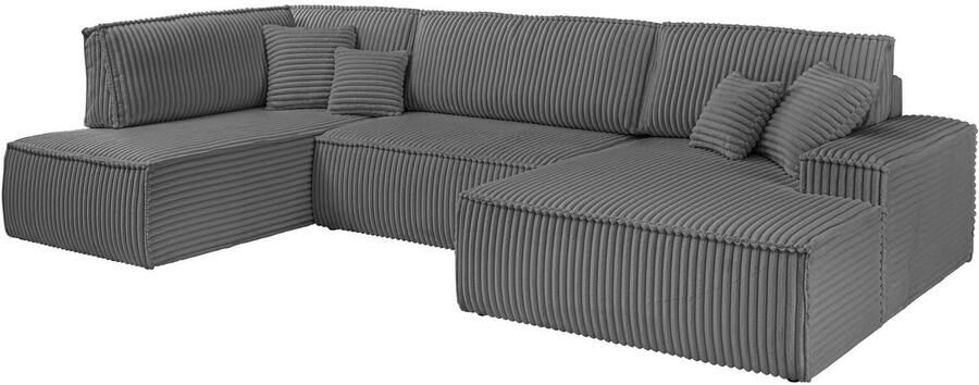 Andas Zithoek FINNLEY U-model XXL 329 cm bedbank slaapfunctie m. bedkist - Foto 14