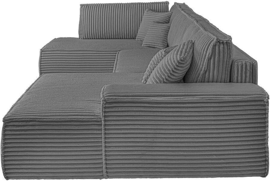 Andas Zithoek FINNLEY U-model XXL 329 cm bedbank slaapfunctie m. bedkist - Foto 6