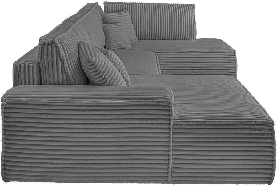 Andas Zithoek FINNLEY U-model XXL 329 cm bedbank slaapfunctie m. bedkist - Foto 7