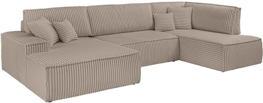Andas Zithoek FINNLEY U-model XXL 329 cm bedbank slaapfunctie m. bedkist - Foto 16