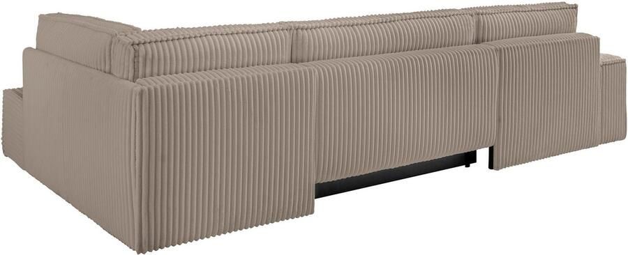 Andas Zithoek FINNLEY U-model XXL 329 cm bedbank slaapfunctie m. bedkist - Foto 15