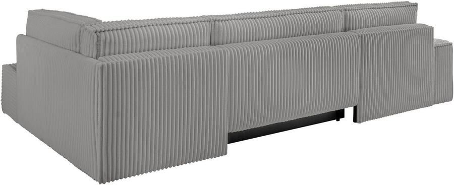 Andas Zithoek FINNLEY U-model XXL 329 cm bedbank slaapfunctie m. bedkist - Foto 14