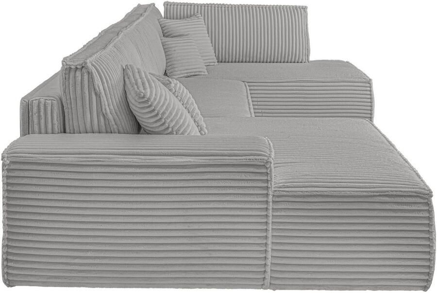 Andas Zithoek FINNLEY U-model XXL 329 cm bedbank slaapfunctie m. bedkist - Foto 6