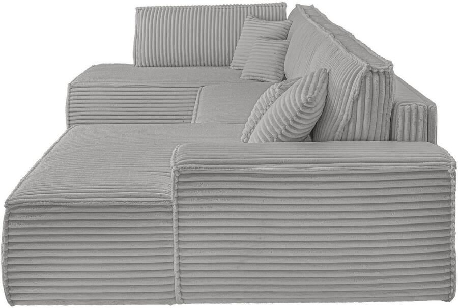 Andas Zithoek FINNLEY U-model XXL 329 cm bedbank slaapfunctie m. bedkist - Foto 6
