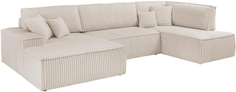Andas Zithoek FINNLEY U-model XXL 329 cm bedbank slaapfunctie m. bedkist - Foto 15