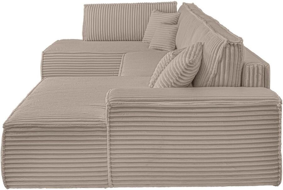 Andas Zithoek FINNLEY U-model XXL 329 cm bedbank slaapfunctie m. bedkist - Foto 7