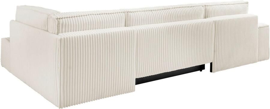 Andas Zithoek FINNLEY U-model XXL 329 cm bedbank slaapfunctie m. bedkist - Foto 12
