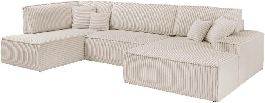 Andas Zithoek FINNLEY U-model XXL 329 cm bedbank slaapfunctie m. bedkist - Foto 12