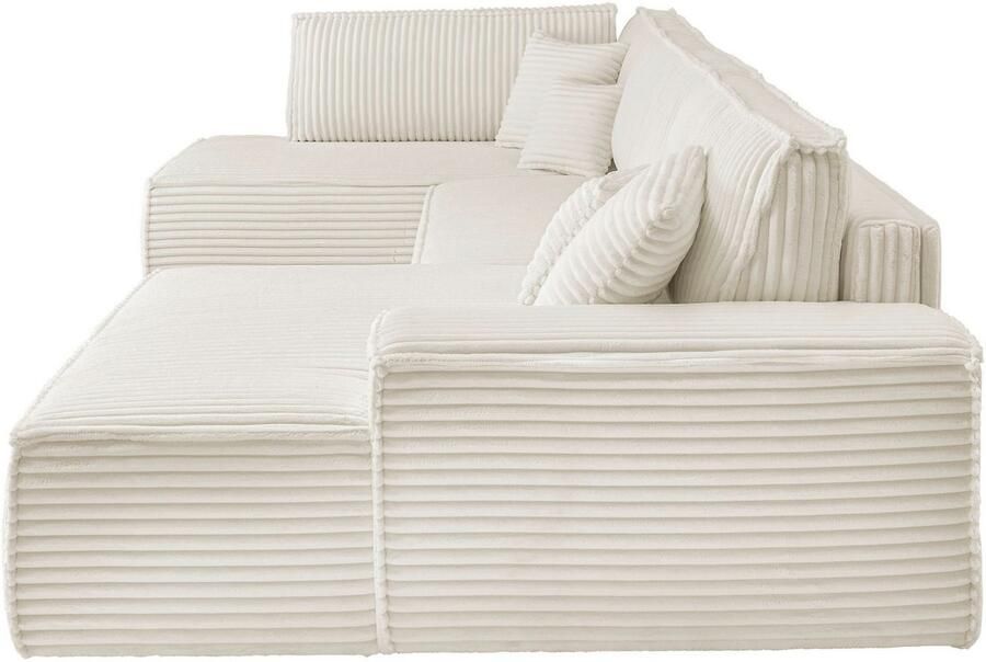 Andas Zithoek FINNLEY U-model XXL 329 cm bedbank slaapfunctie m. bedkist - Foto 6