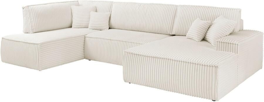 Andas Zithoek FINNLEY U-model XXL 329 cm bedbank slaapfunctie m. bedkist - Foto 13