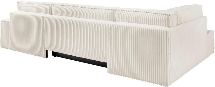 Andas Zithoek FINNLEY U-model XXL 329 cm bedbank slaapfunctie m. bedkist - Foto 12