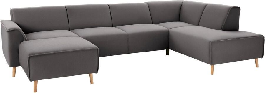 Andas Zithoek Janek Scandic Design elegant en tijdloos U-vorm met binnenvering en opstaande naad in scandinavisch design - Foto 2