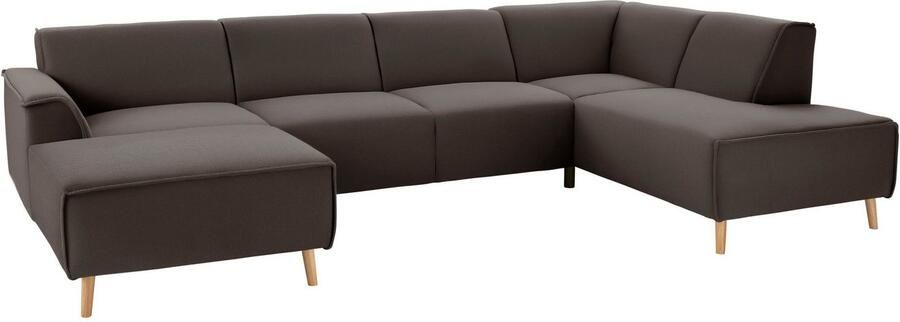 Andas Zithoek Janek Scandic Design elegant en tijdloos U-vorm met binnenvering en opstaande naad in scandinavisch design - Foto 2