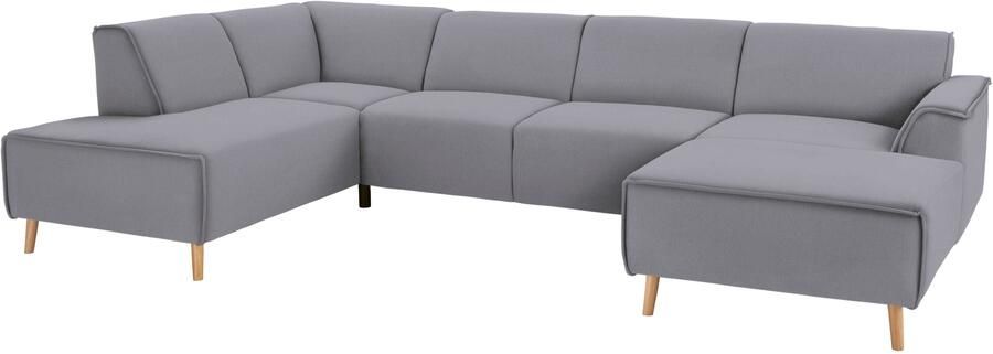 Andas Zithoek Janek Scandic Design elegant en tijdloos U-vorm met binnenvering en opstaande naad in scandinavisch design