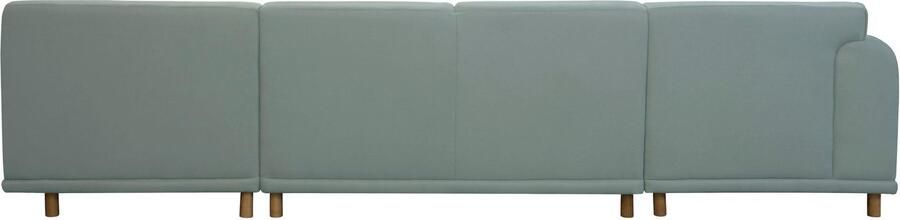 Andas Zithoek Maroon U-vorm in een scandinavisch design met losse kussens - Foto 5