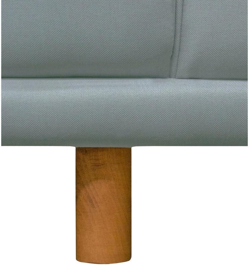 Andas Zithoek Maroon U-vorm in een scandinavisch design met losse kussens