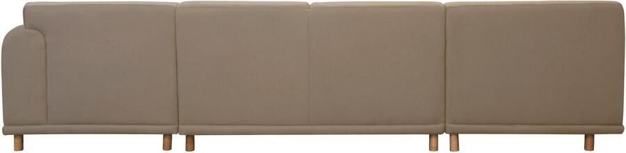 Andas Zithoek Maroon U-vorm in een scandinavisch design met losse kussens - Foto 6