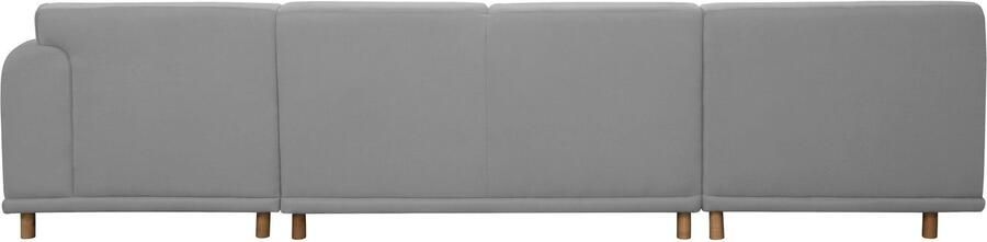 Andas Zithoek Maroon U-vorm in een scandinavisch design met losse kussens - Foto 6