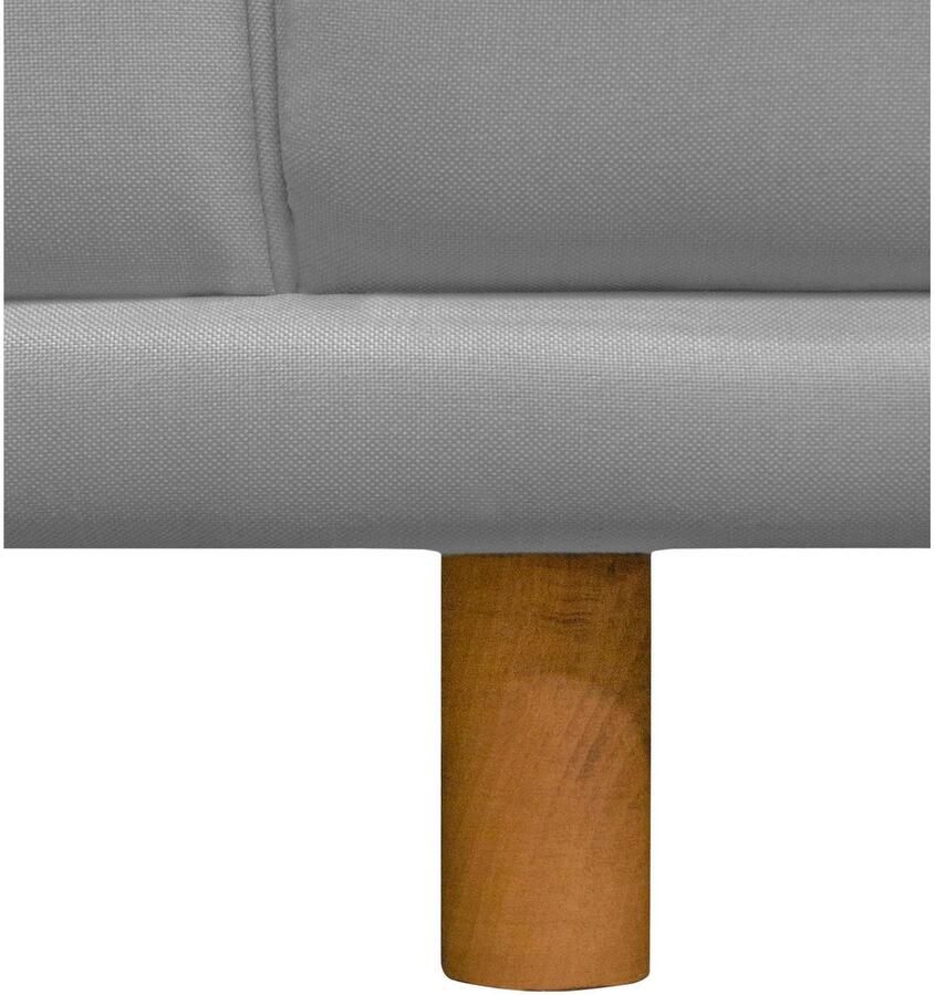 Andas Zithoek Maroon U-vorm in een scandinavisch design met losse kussens